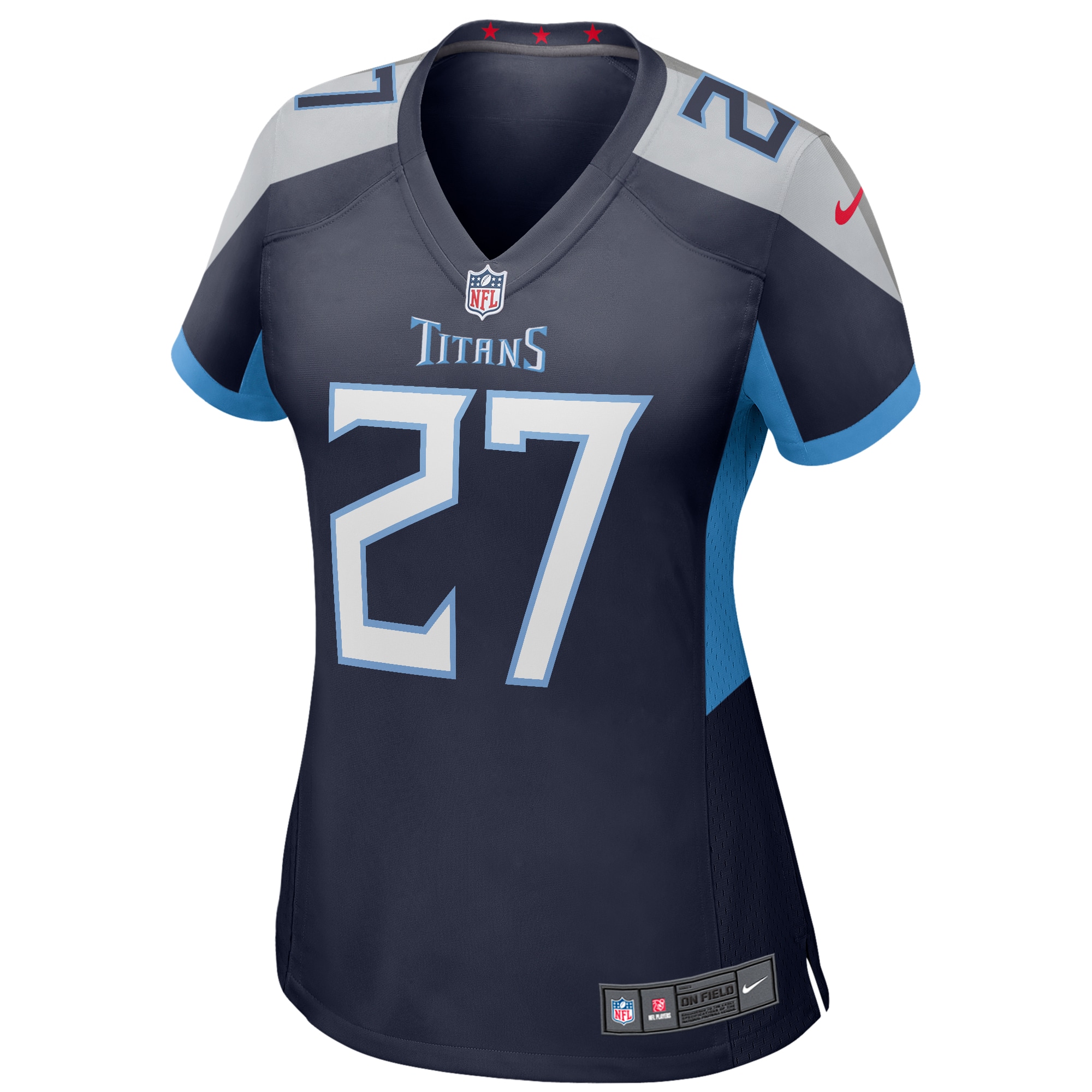 Alternative view of Eddie George Tennessee Titans Retired Player Game Jersey - Women's
