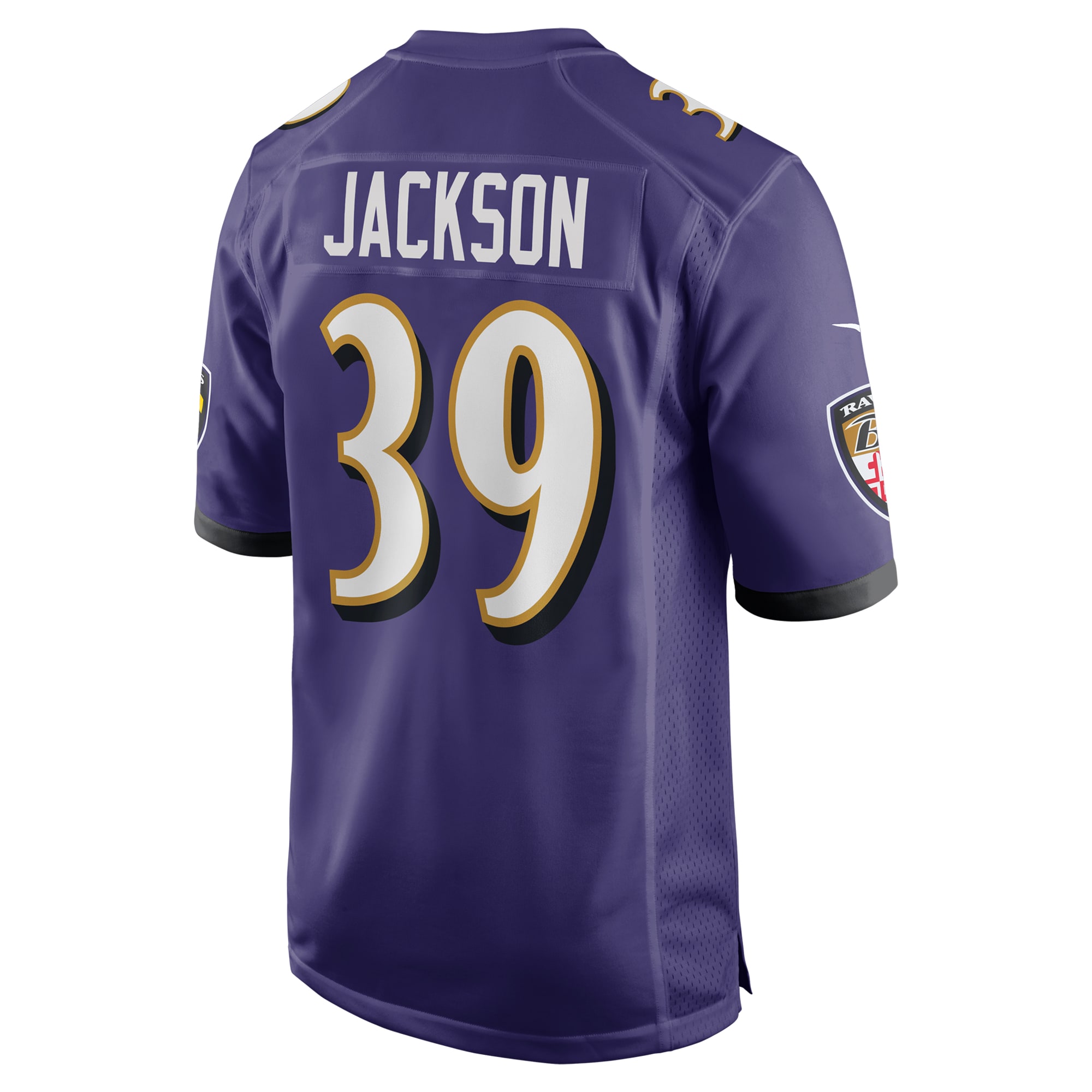 Eddie Jackson Baltimore Ravens Game Jersey - Men's - Image 3