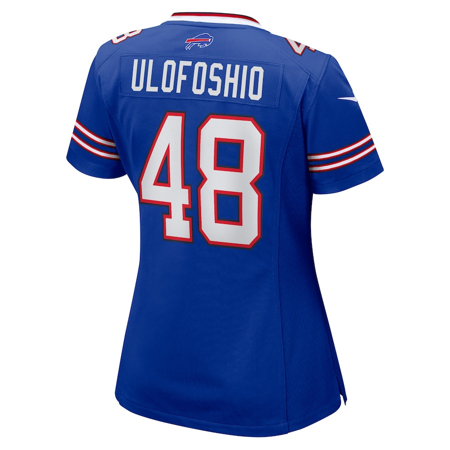 Edefuan Ulofoshio #48 Buffalo Bills Game Jersey - Women's | Royal - Image 3