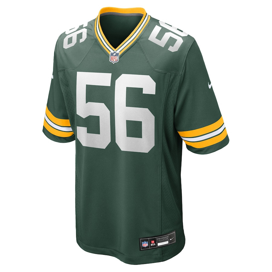 Alternative view of Edgerrin Cooper #56 Green Bay Packers Game Jersey - Men's | Green