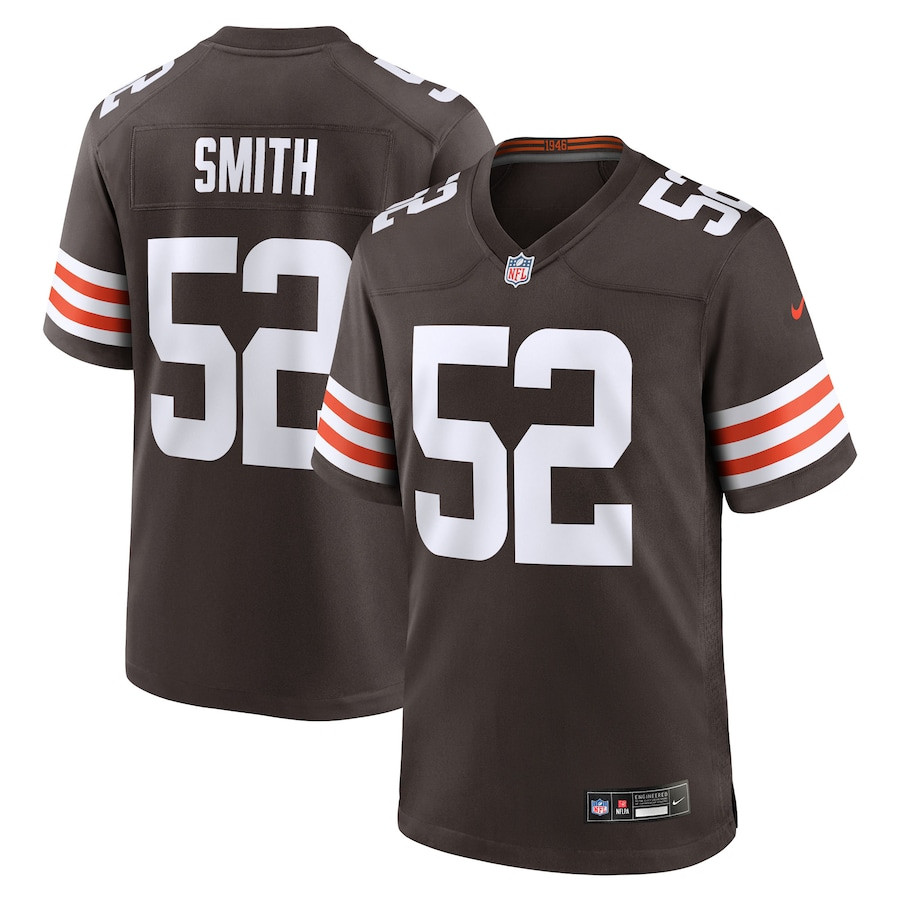 Elerson Smith #52 Cleveland Browns Game Jersey - Men's | Brown