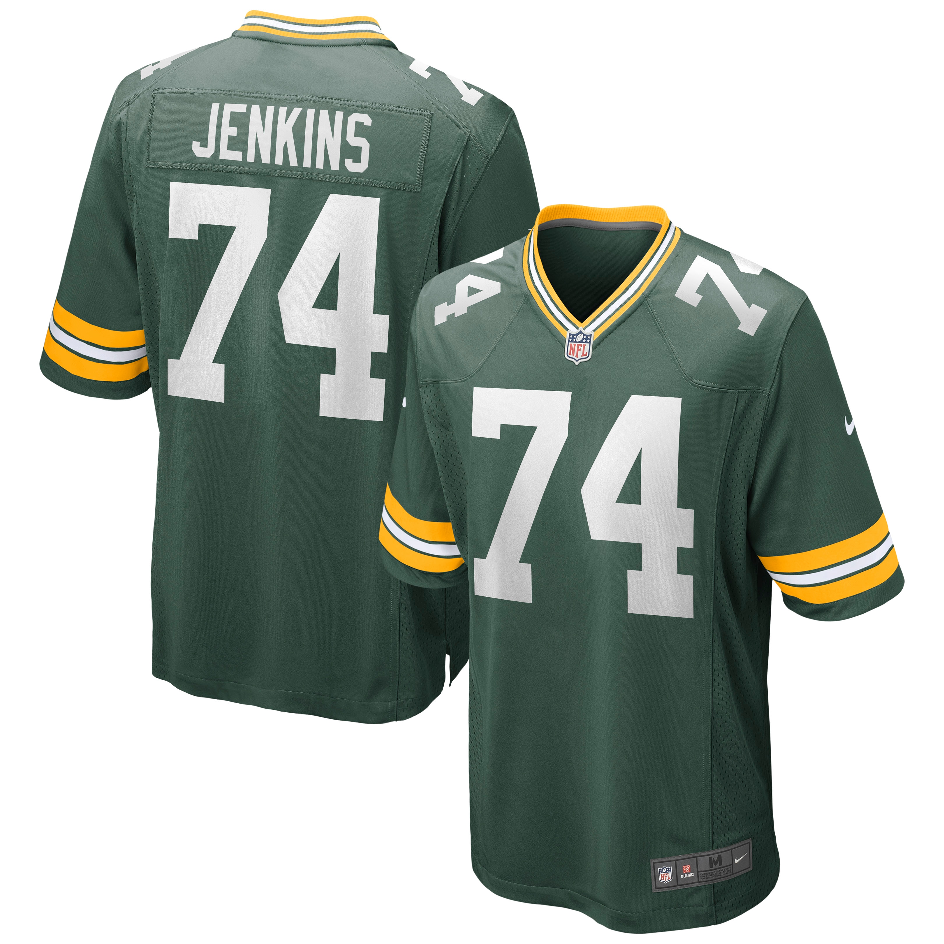 Elgton Jenkins Green Bay Packers Game Jersey - Men's