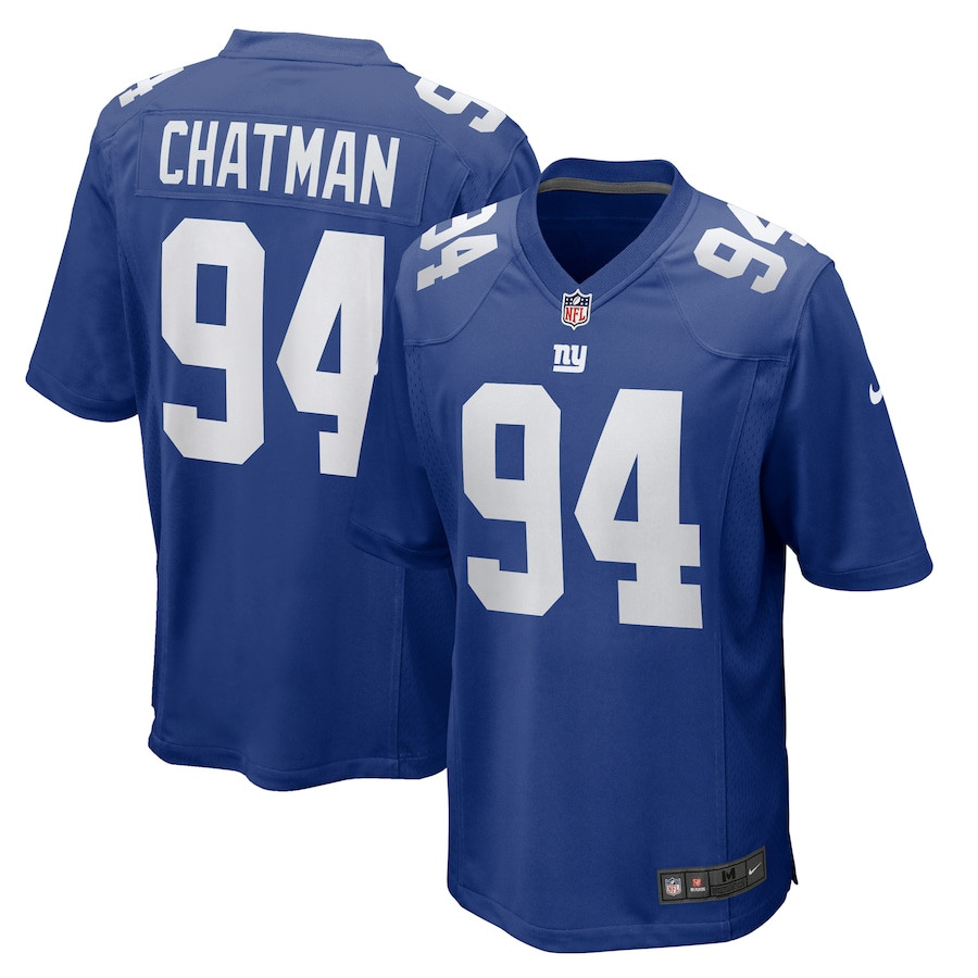 Elijah Chatman #94 New York Giants Game Jersey - Men's | Royal