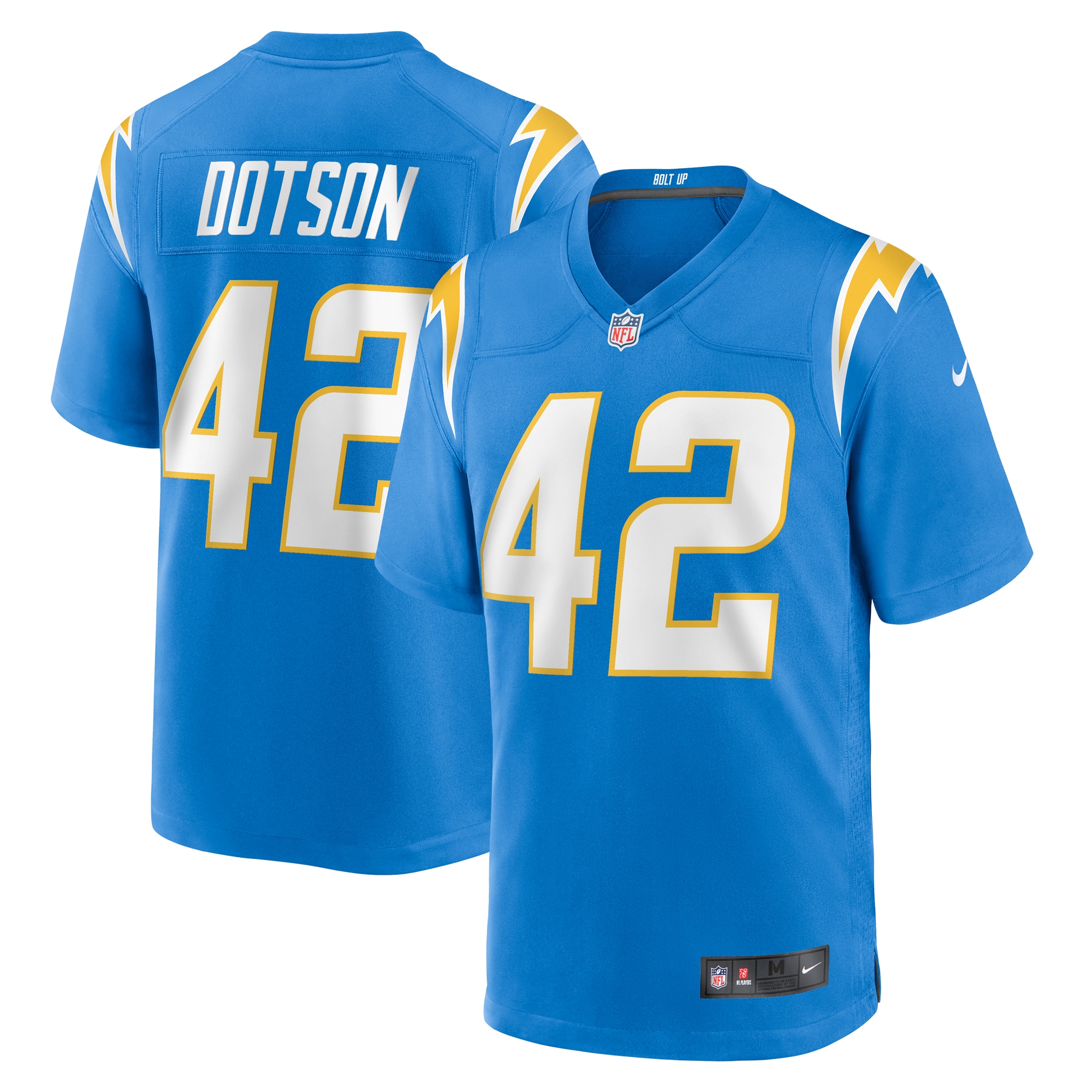 Elijah Dotson Los Angeles Chargers Game Jersey - Men's