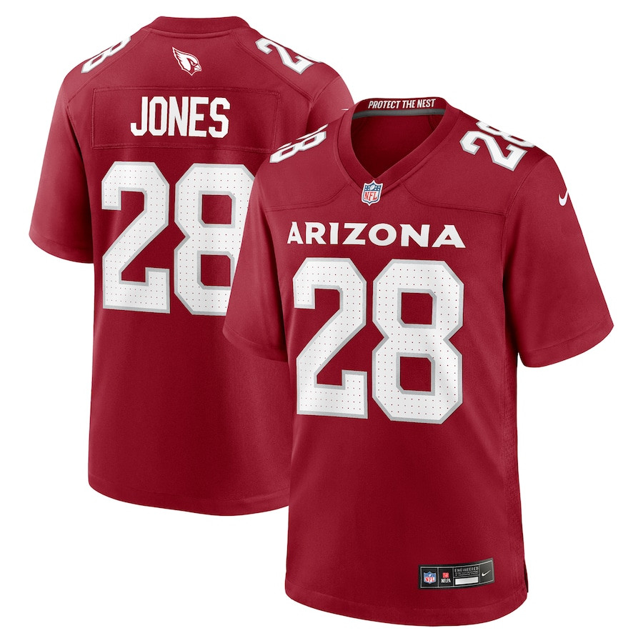 Elijah Jones #28 Arizona Cardinals Game Jersey - Men's | Cardinal