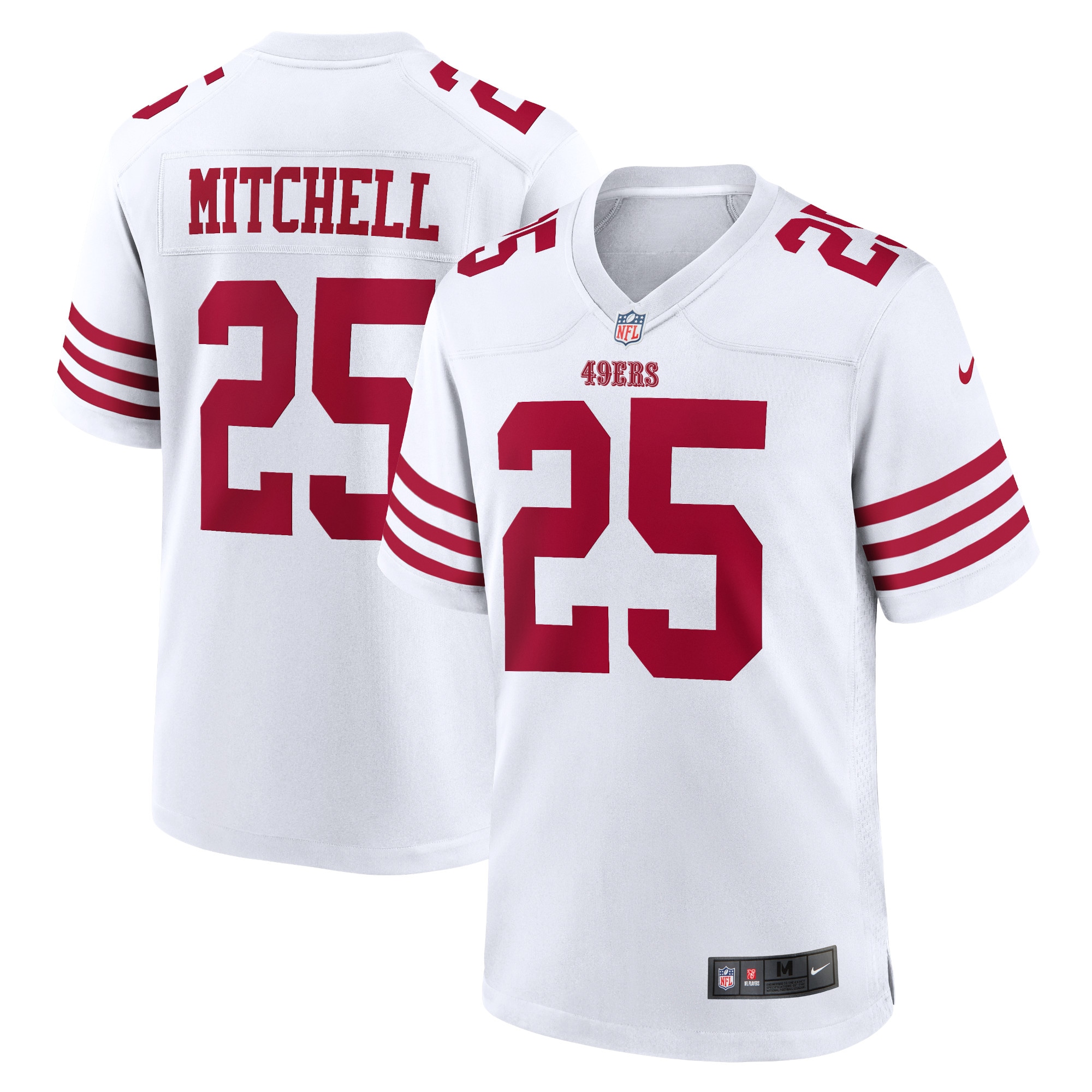 Elijah Mitchell San Francisco 49ers Game Jersey - Men's