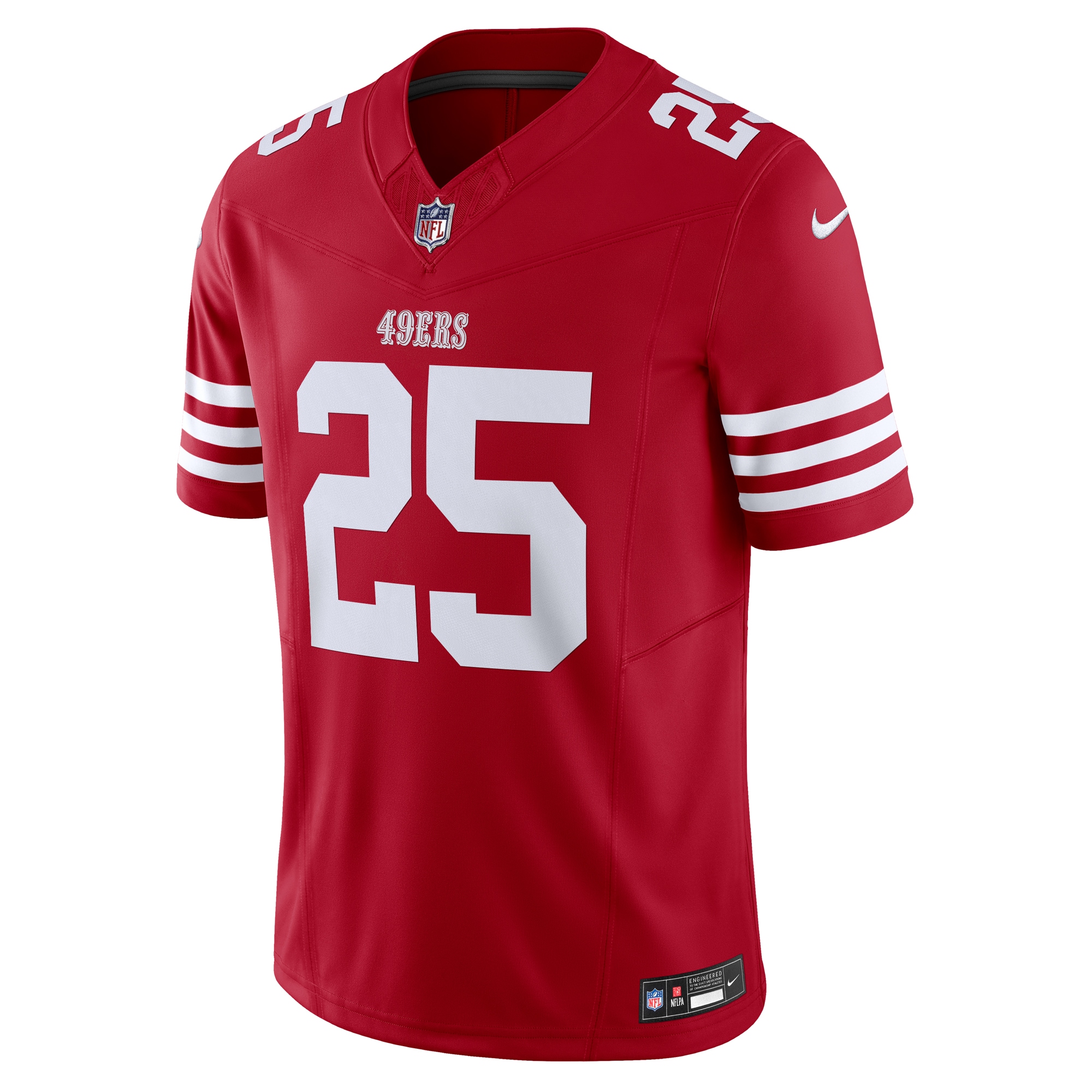 Alternative view of Elijah Mitchell San Francisco 49ers Vapor F.U.S.E. Limited Jersey - Men's