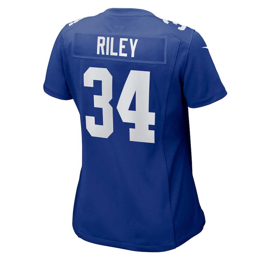 Elijah Riley #34 New York Giants Game Jersey - Women's | Royal - Image 3