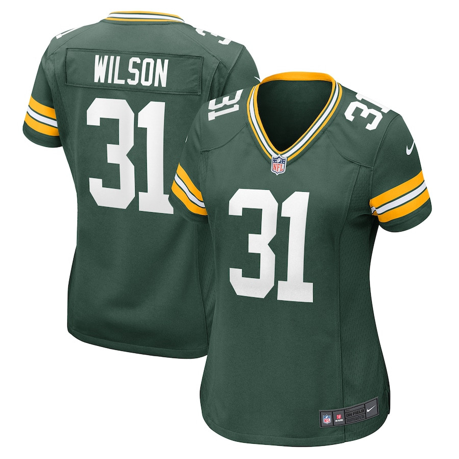 Emanuel Wilson #31 Green Bay Packers Game Jersey - Women's | Green