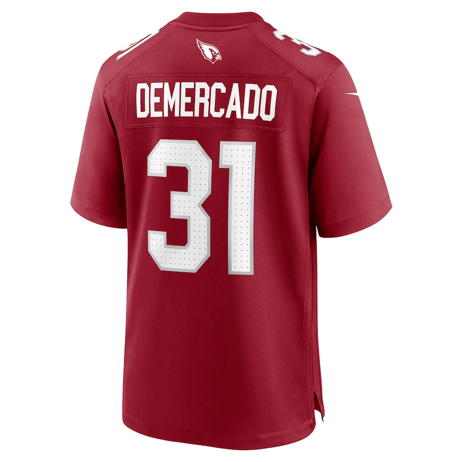 Emari Demercado #31 Arizona Cardinals Game Jersey - Men's | Cardinal - Image 3