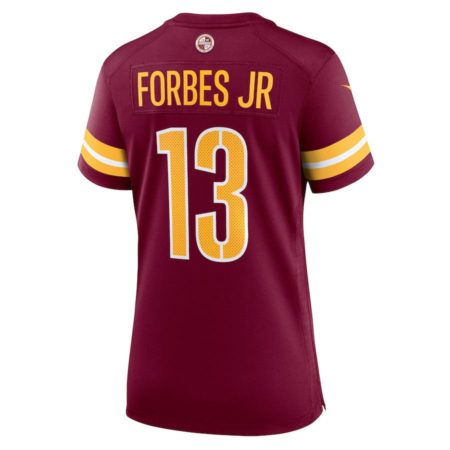 Emmanuel Forbes Jr. #13 Washington Commanders Game Jersey - Women's | Burgundy - Image 3