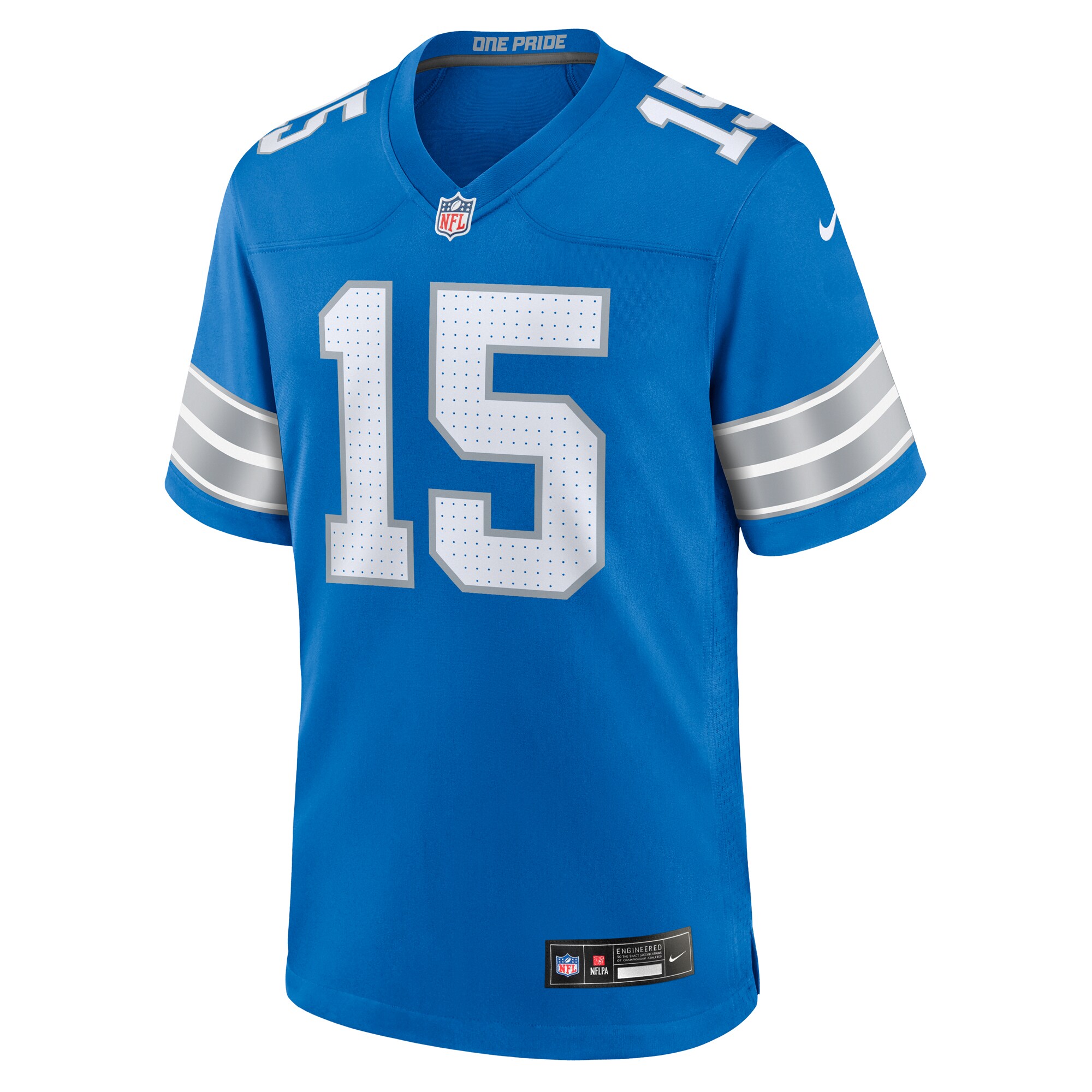 Alternative view of Ennis Rakestraw Jr. Detroit Lions Game Jersey - Men's