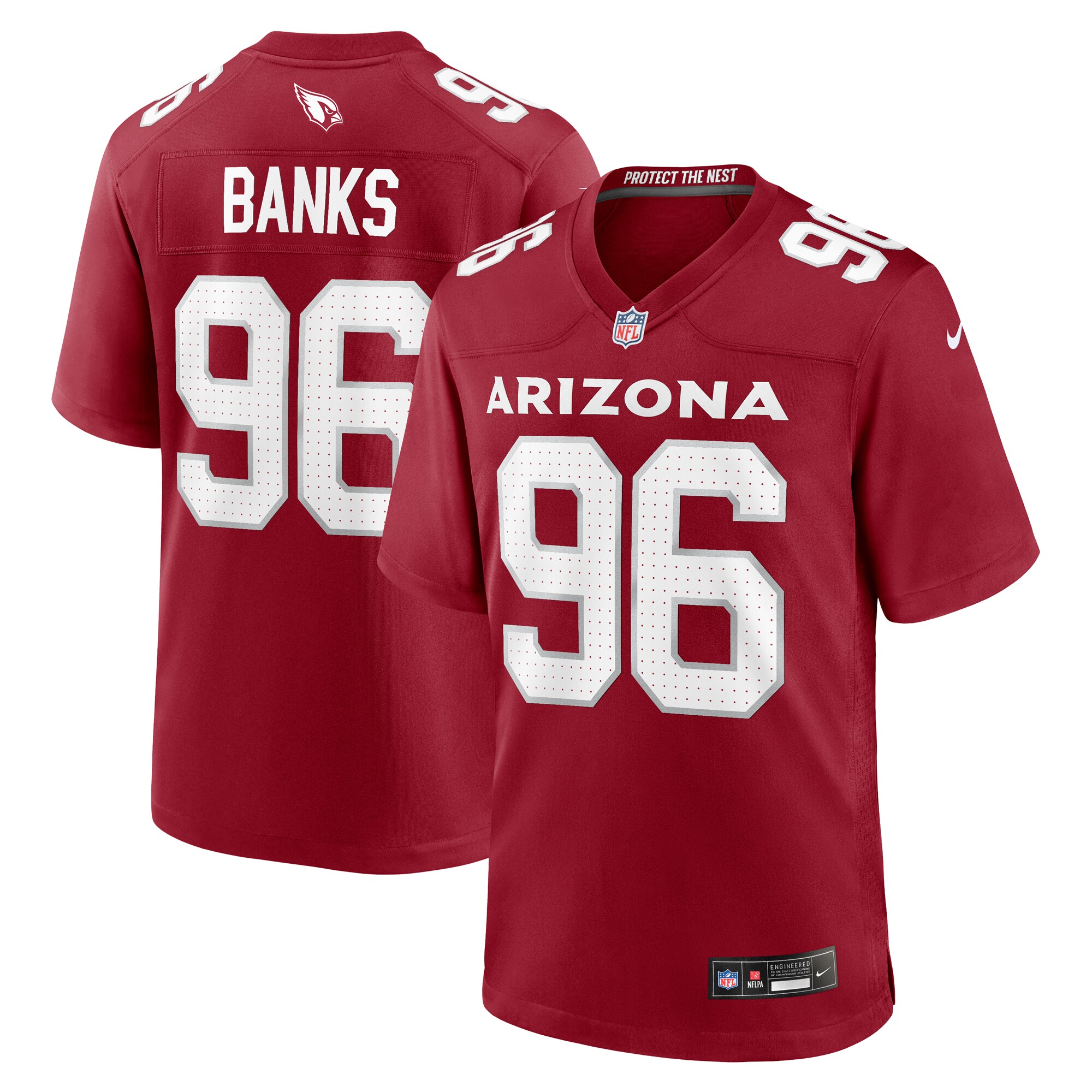 Eric Banks Arizona Cardinals Game Jersey - Men's