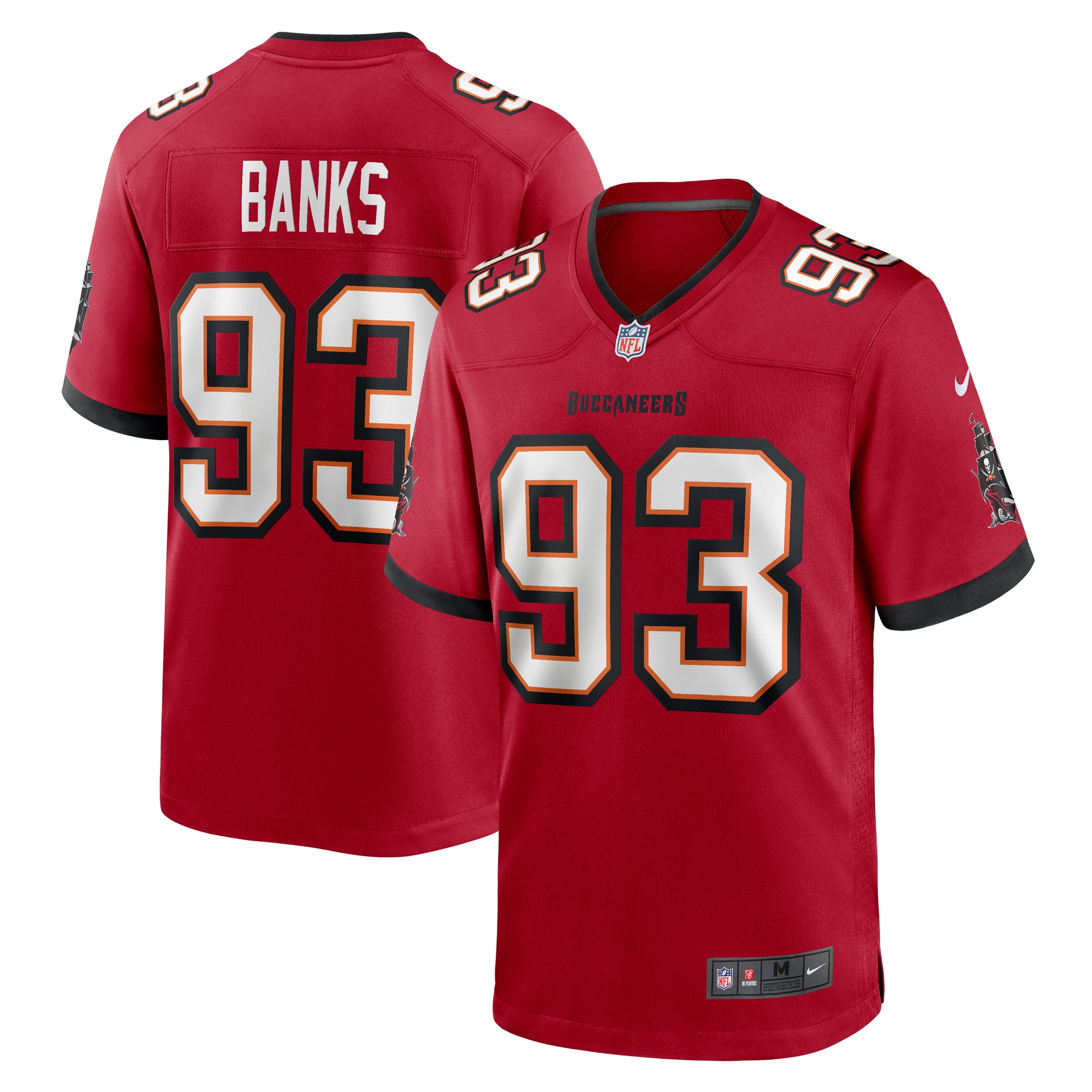 Eric Banks Tampa Bay Buccaneers Game Jersey - Men's