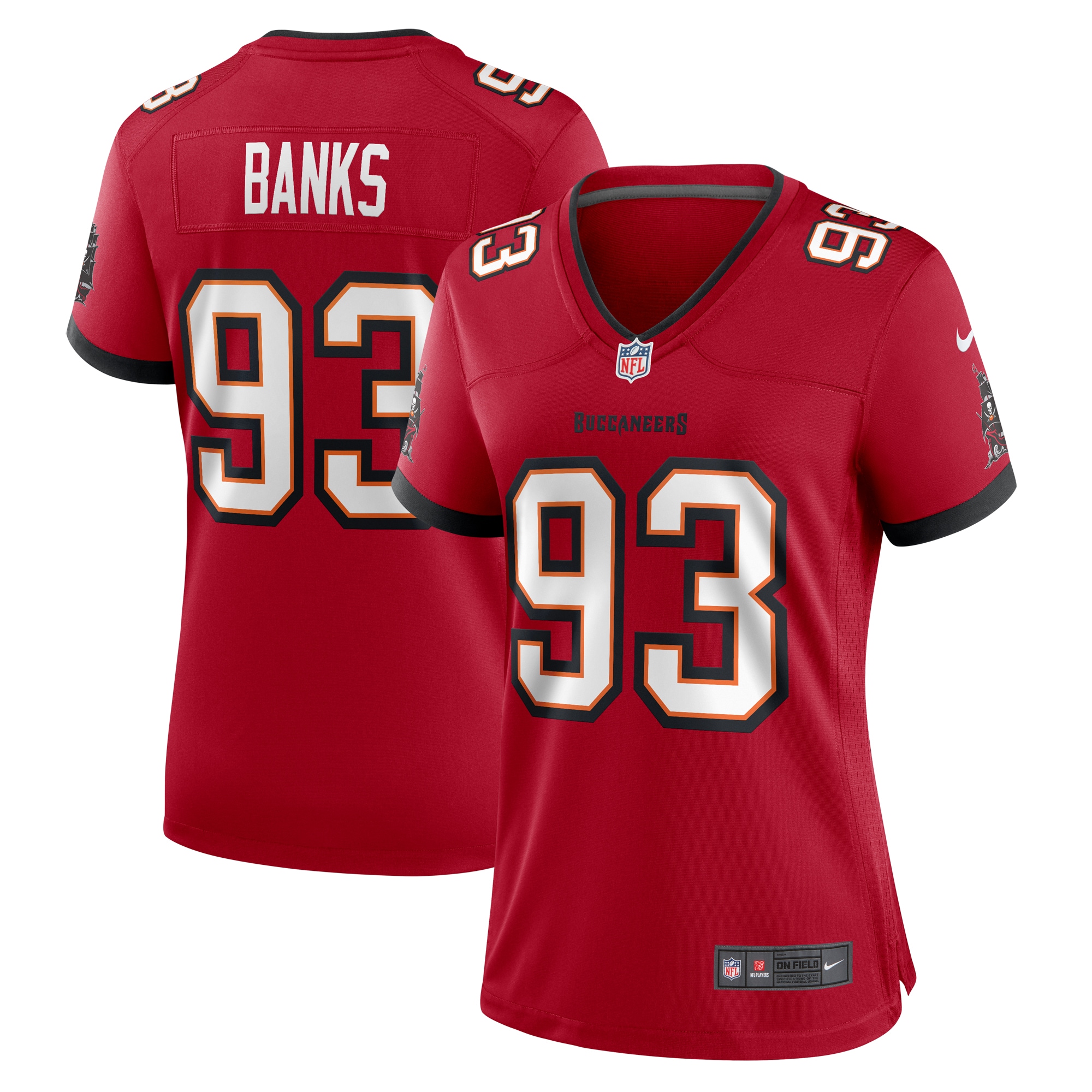 Eric Banks Tampa Bay Buccaneers Game Jersey - Women's