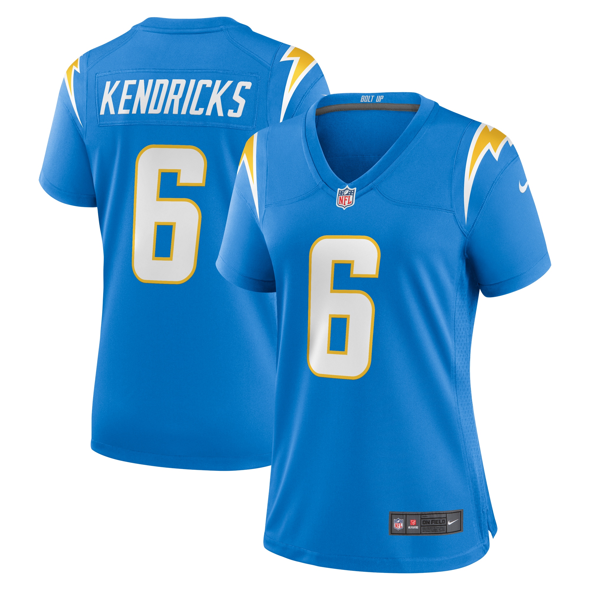 Eric Kendricks Los Angeles Chargers Game Jersey - Women's