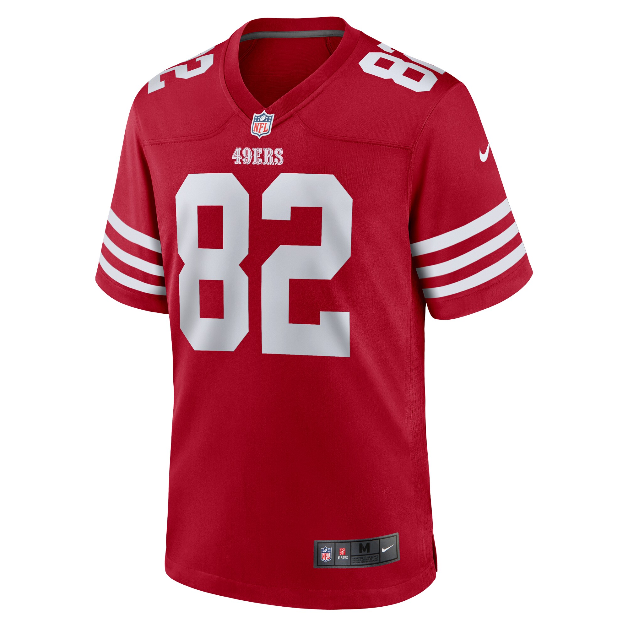 Alternative view of Eric Saubert San Francisco 49ers Game Jersey - Men's