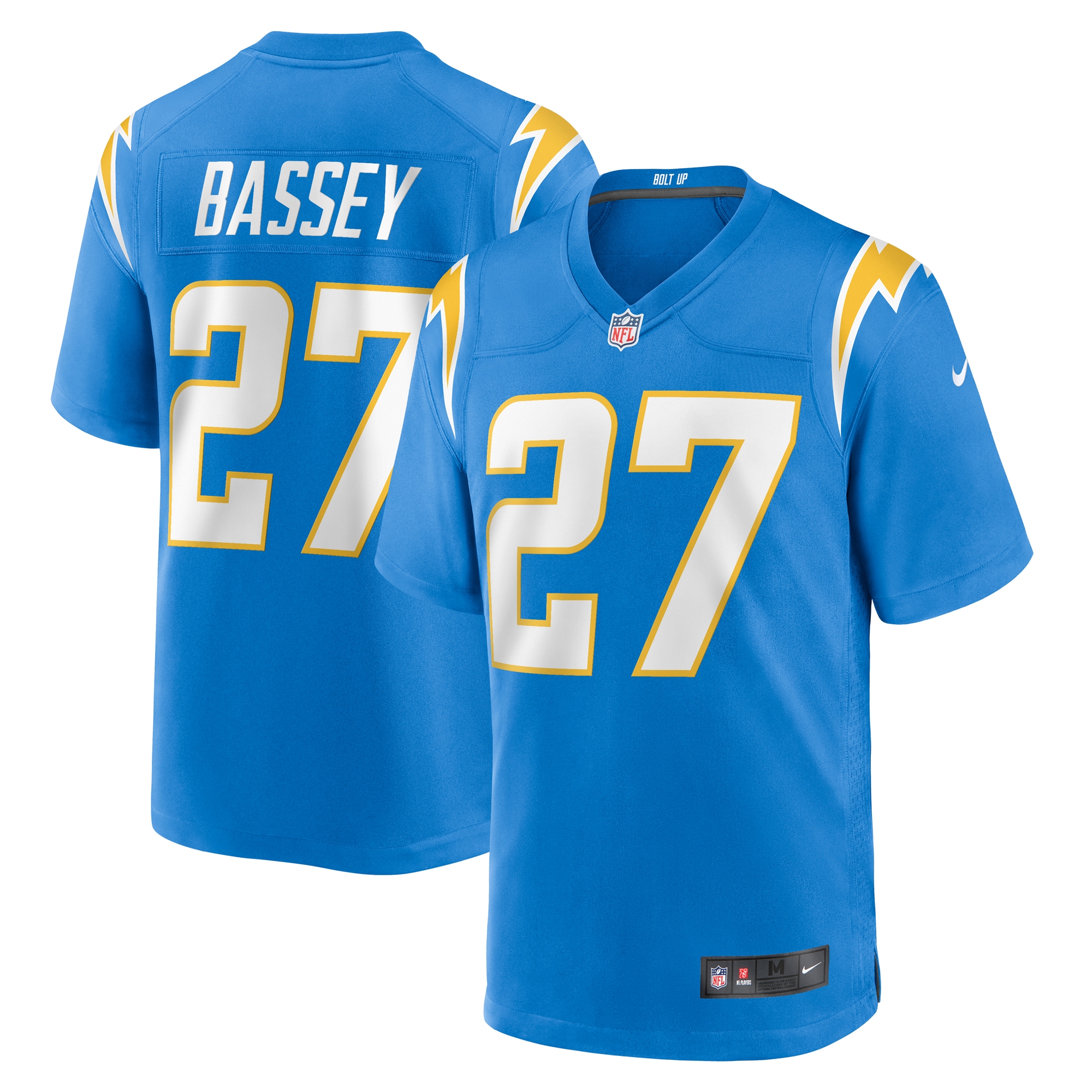 Essang Bassey Los Angeles Chargers Game Jersey - Men's
