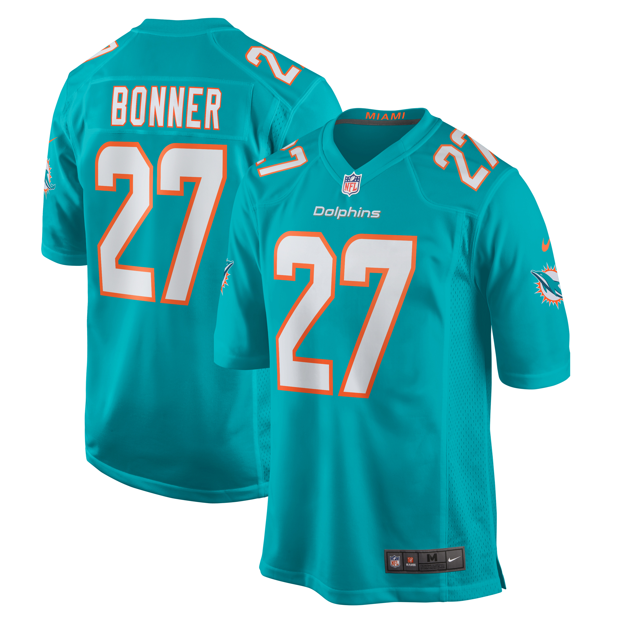 Ethan Bonner Miami Dolphins Game Jersey - Men's