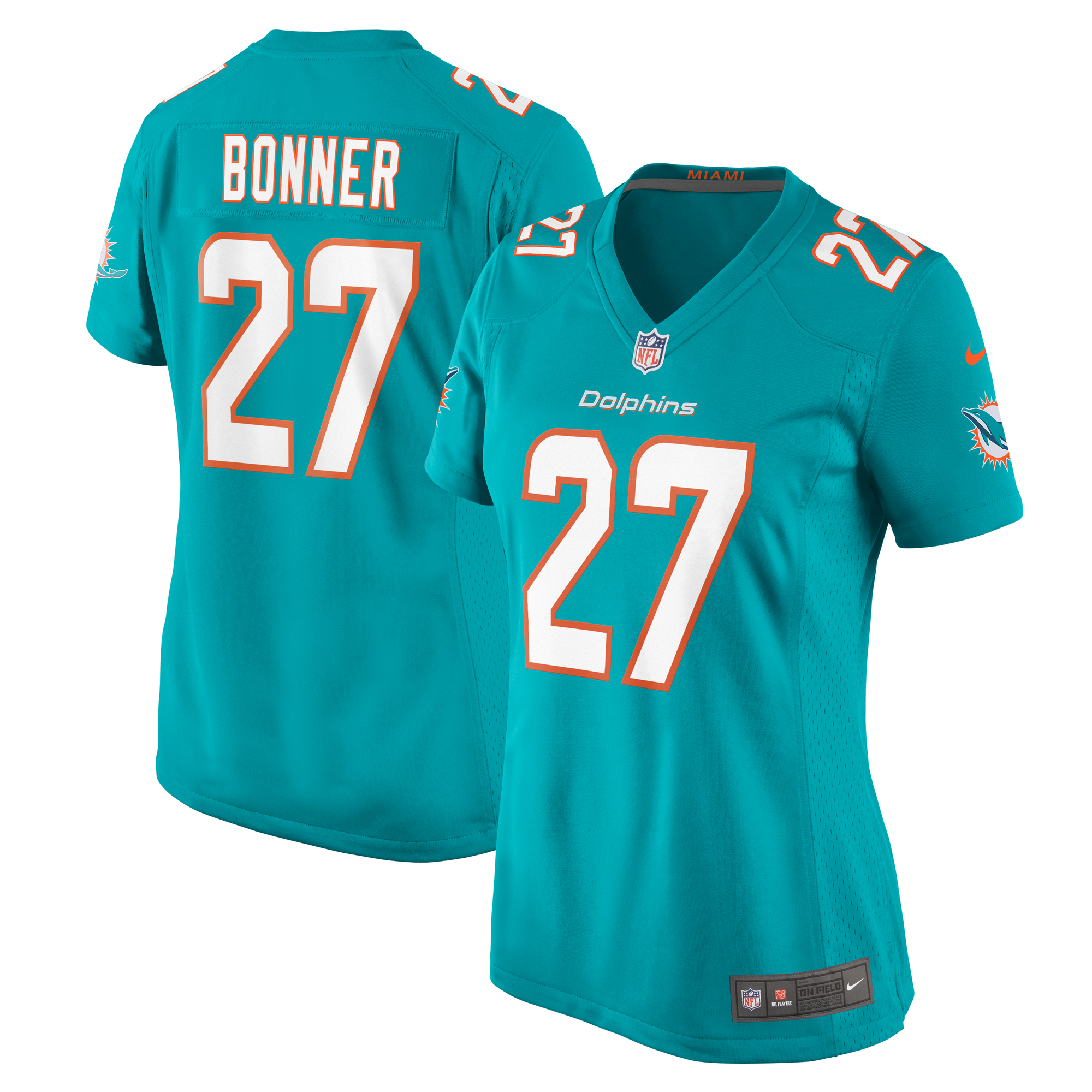 Ethan Bonner Miami Dolphins Game Jersey - Women's