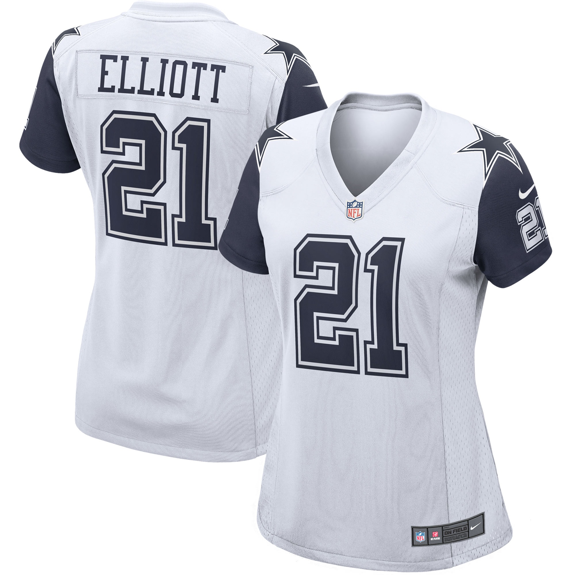 Ezekiel Elliott Dallas Cowboys Alternate Game Jersey - Women's