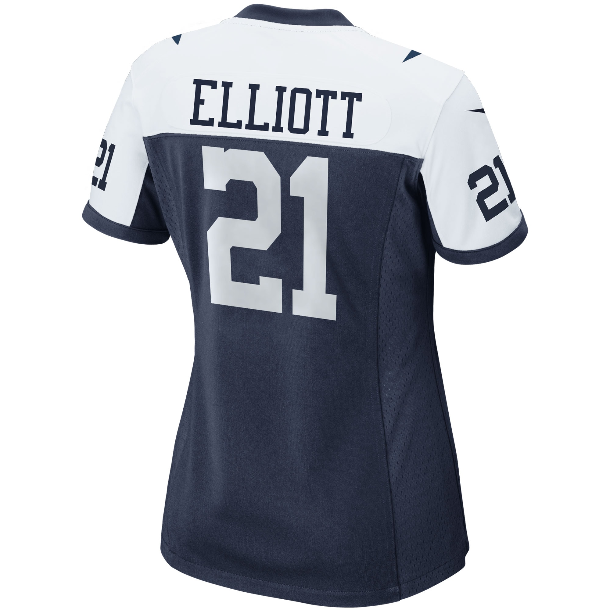 Ezekiel Elliott Dallas Cowboys Alternate Game Jersey - Women's - Image 3