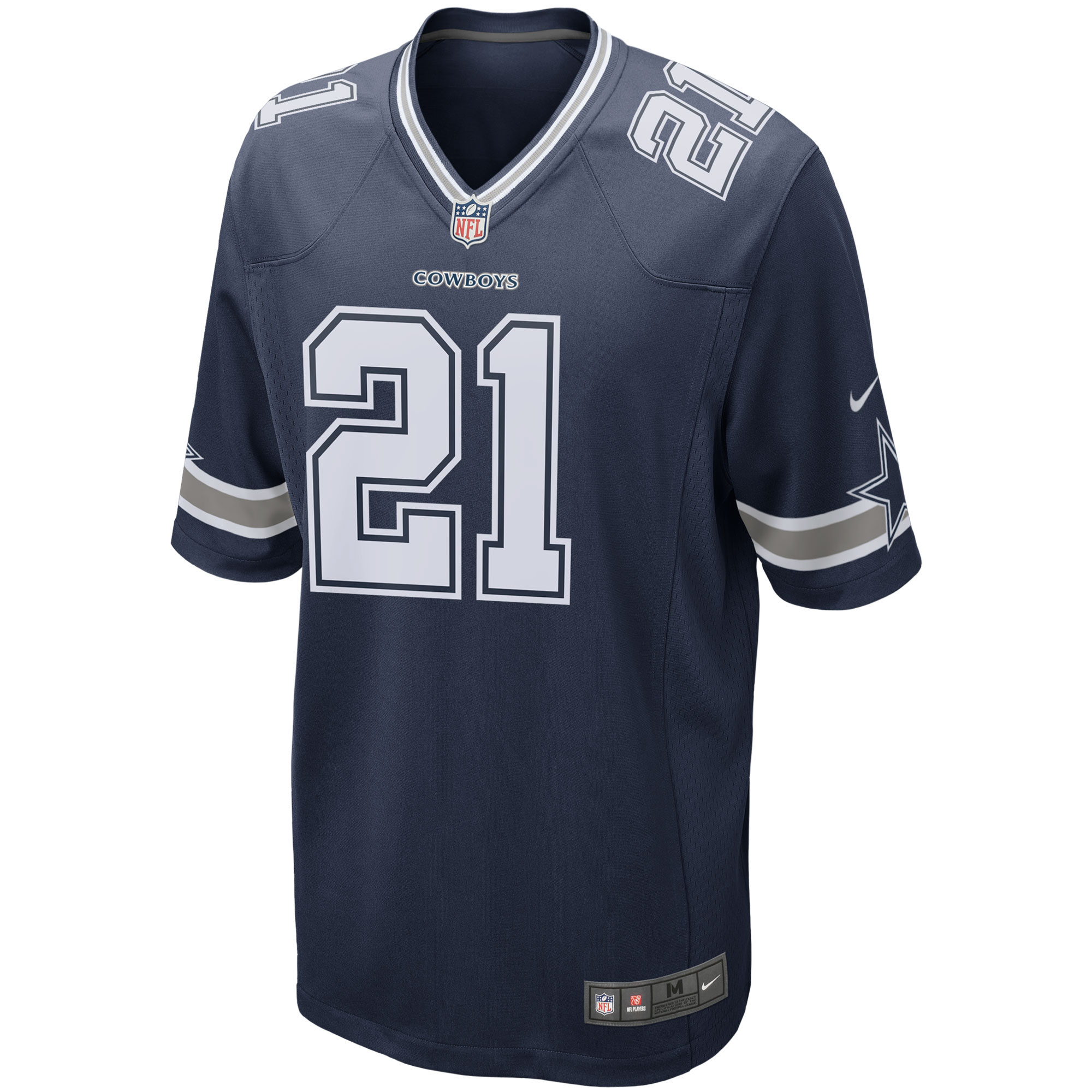 Alternative view of Ezekiel Elliott Dallas Cowboys Game Jersey - Men's