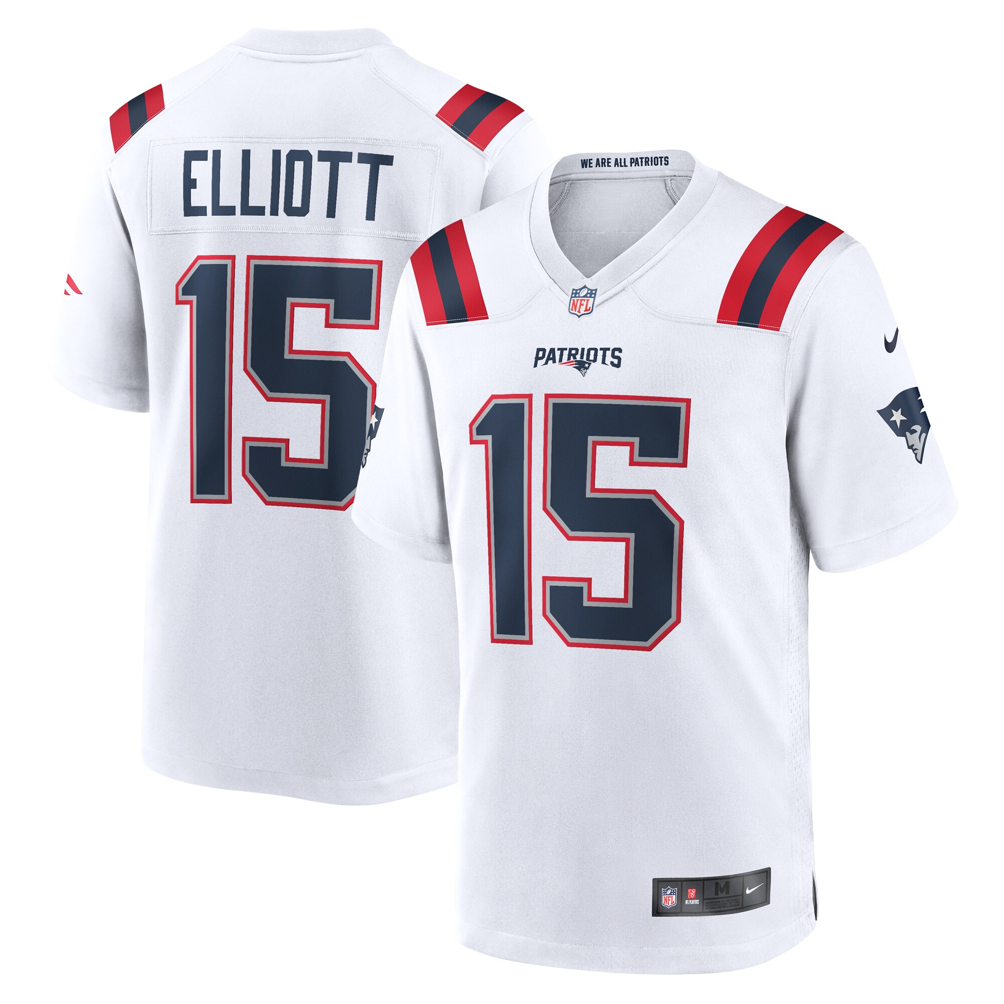 Ezekiel Elliott New England Patriots Game Jersey - Men's