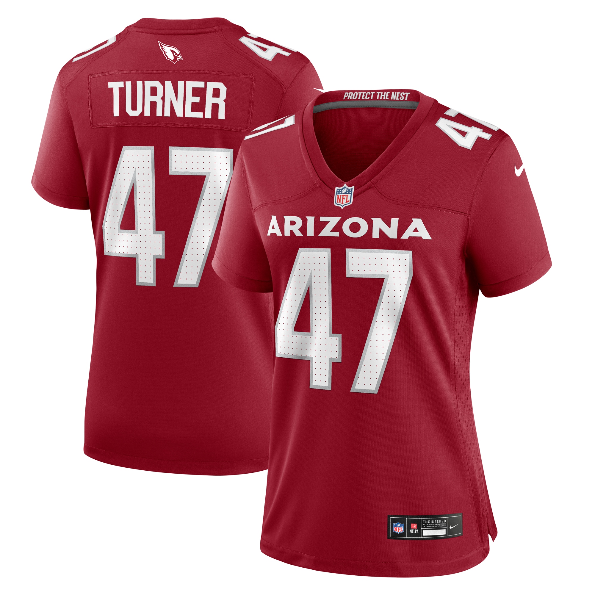 Ezekiel Turner Arizona Cardinals Game Jersey - Women's