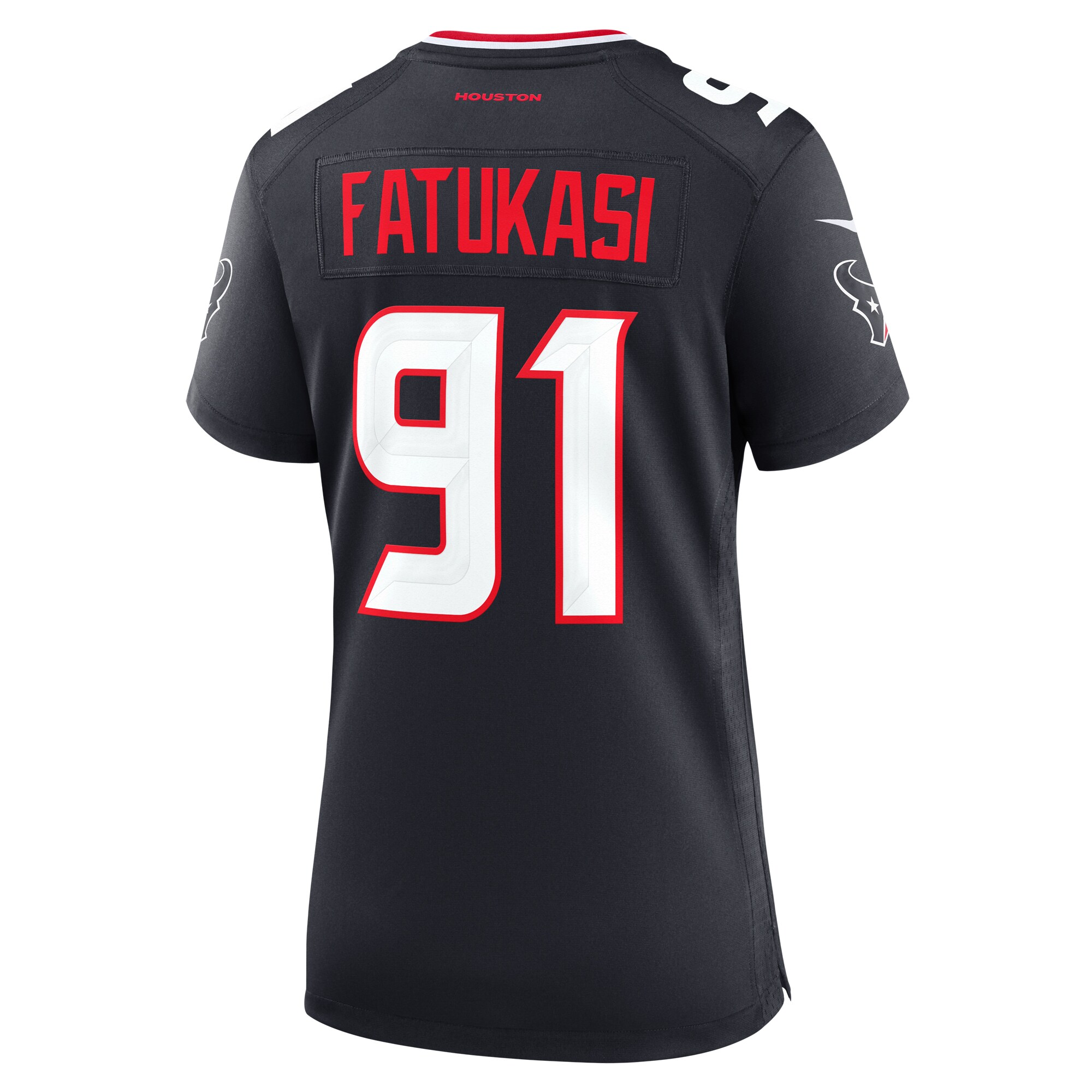 Folorunso Fatukasi Houston Texans Game Jersey - Women's - Image 3