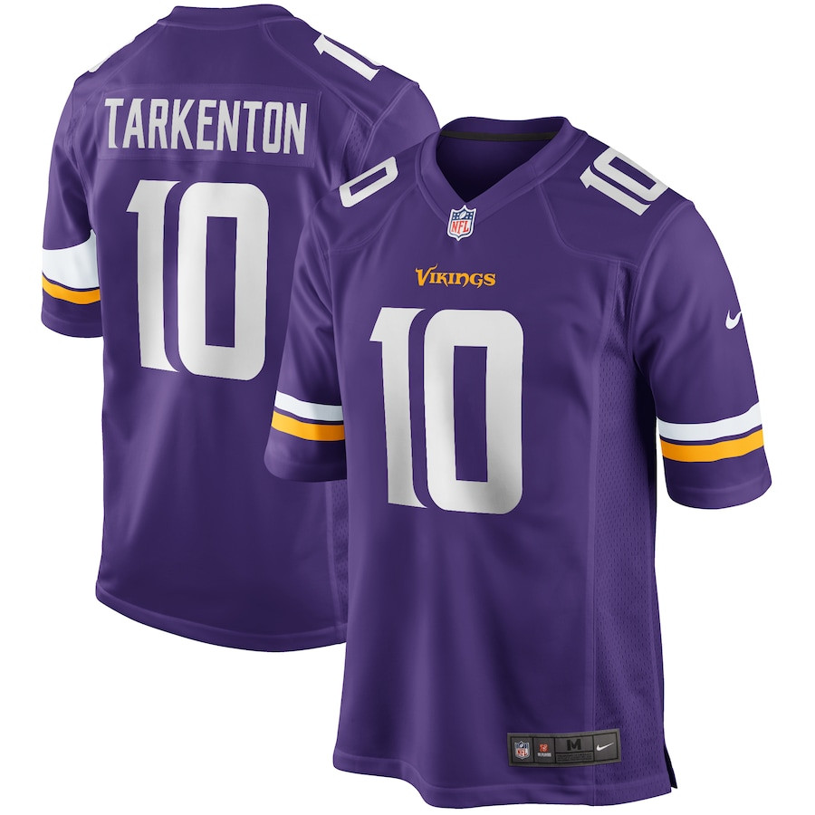 Fran Tarkenton #10 Minnesota Vikings Game Jersey - Men's | Purple