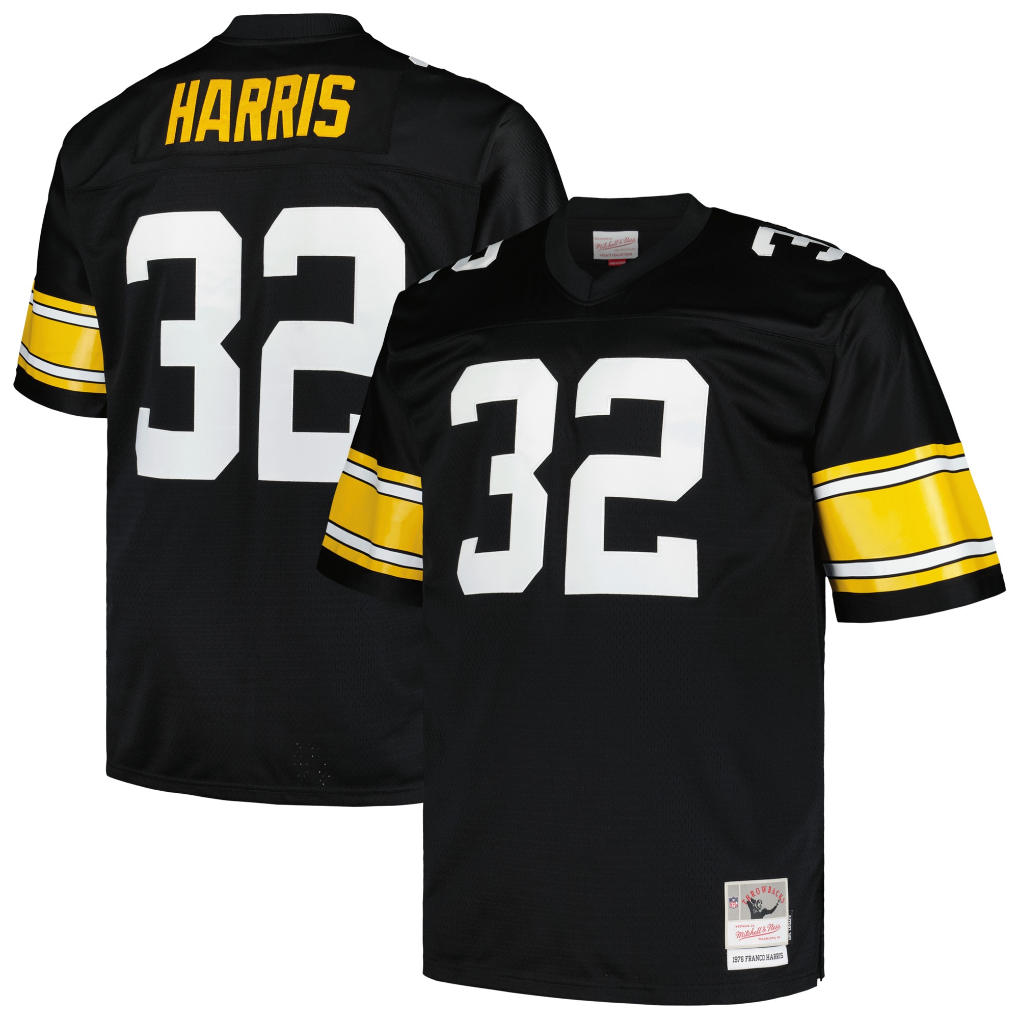 Franco Harris Mitchell & Ness Pittsburgh Steelers Retired Player Game Jersey - Men's