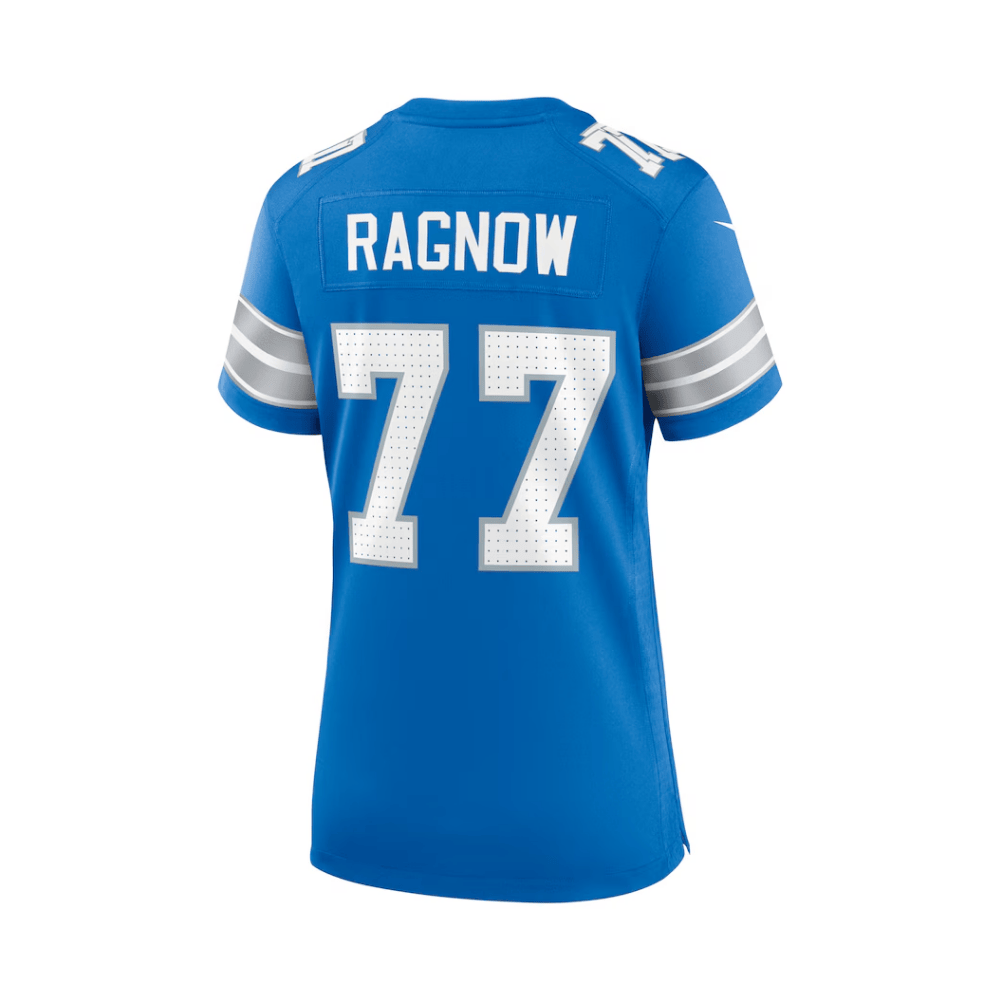 Alternative view of Frank Ragnow #77 Detroit Lions Game Jersey - Women's | Blue