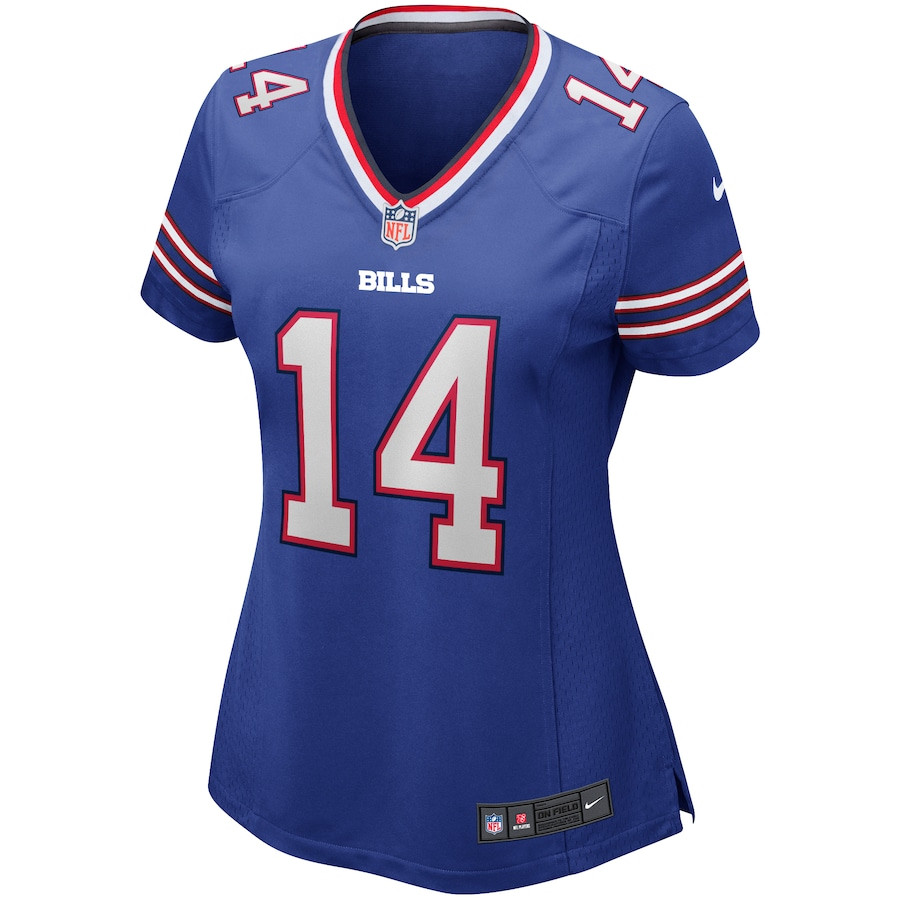 Alternative view of Frank Reich #14 Buffalo Bills Game Jersey - Women's | Royal