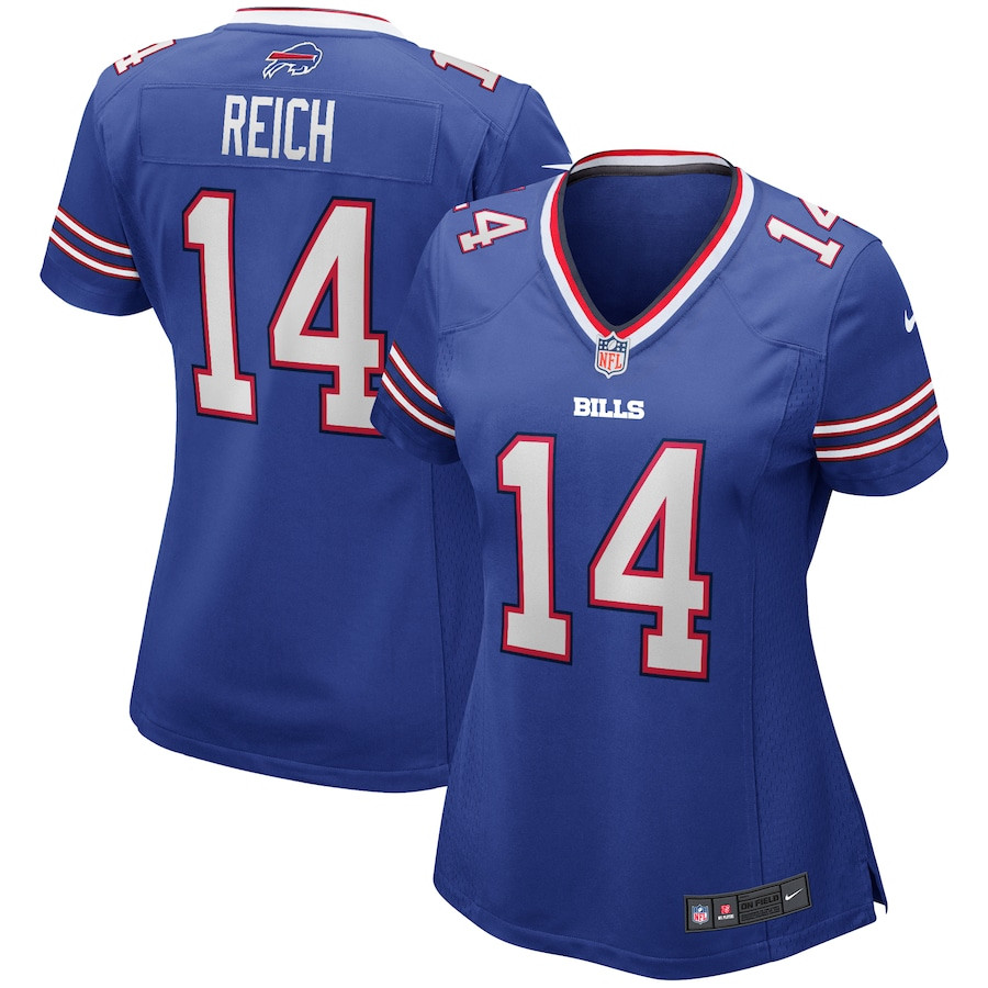 Frank Reich #14 Buffalo Bills Game Jersey - Women's | Royal