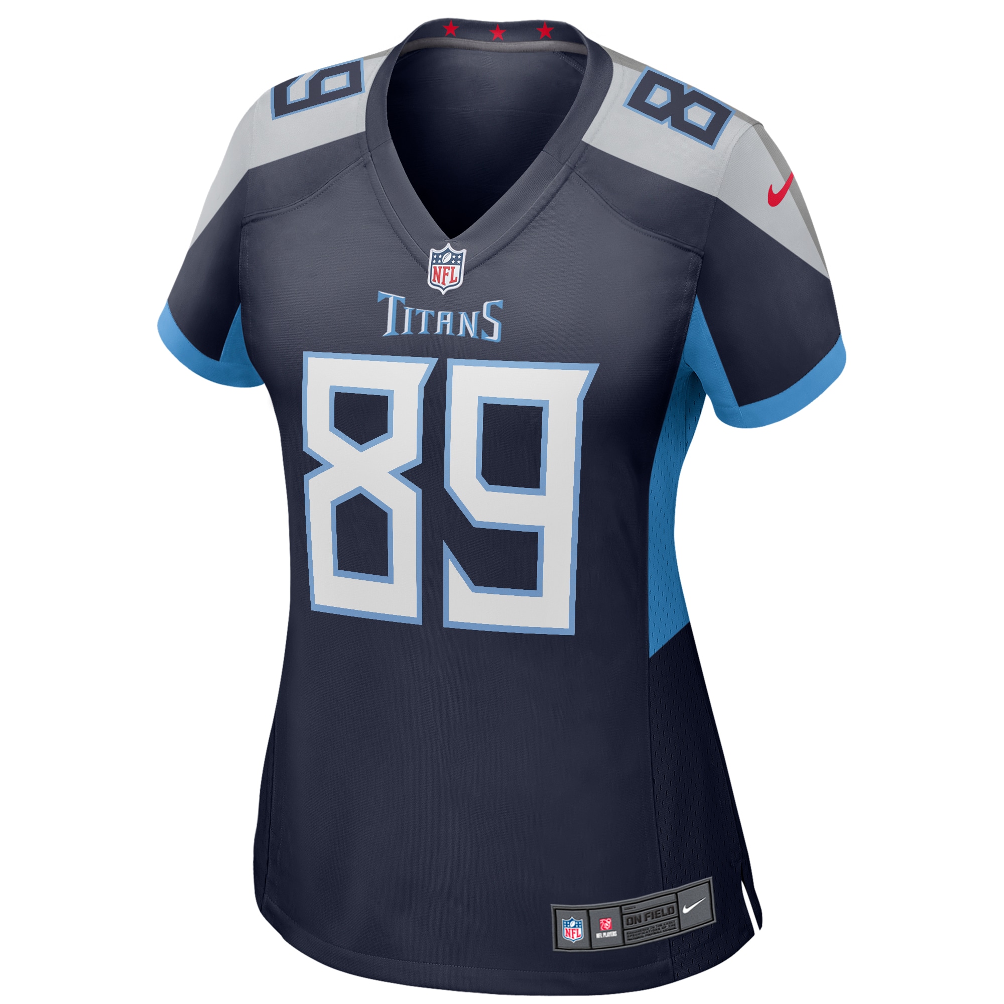 Alternative view of Frank Wycheck Tennessee Titans Retired Player Game Jersey - Women's