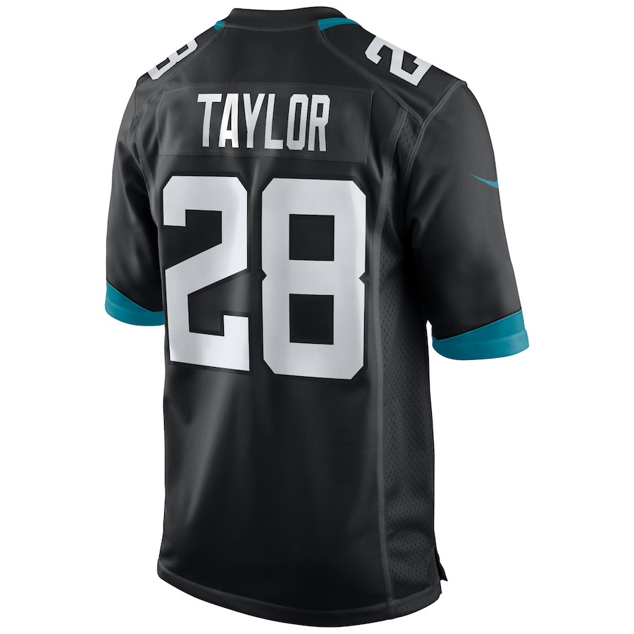 Fred Taylor #28 Jacksonville Jaguars Game Jersey - Men's | Black - Image 3