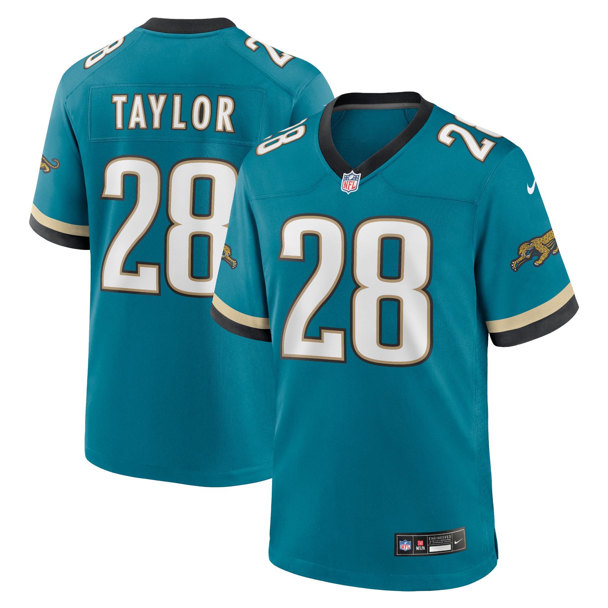 Fred Taylor Jacksonville Jaguars Throwback Game Jersey - Men's