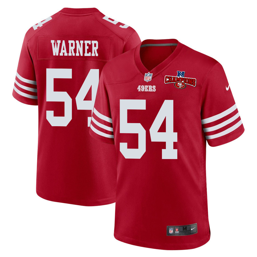 Fred Warner #54 San Francisco 49ers Game Jersey - Men's | Scarlet