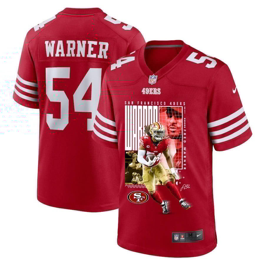 Fred Warner #54 San Francisco 49ers Game Jersey - Men's | Scarlet