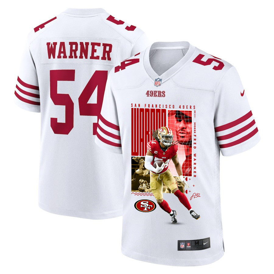 Fred Warner #54 San Francisco 49ers Game Jersey - Men's | White