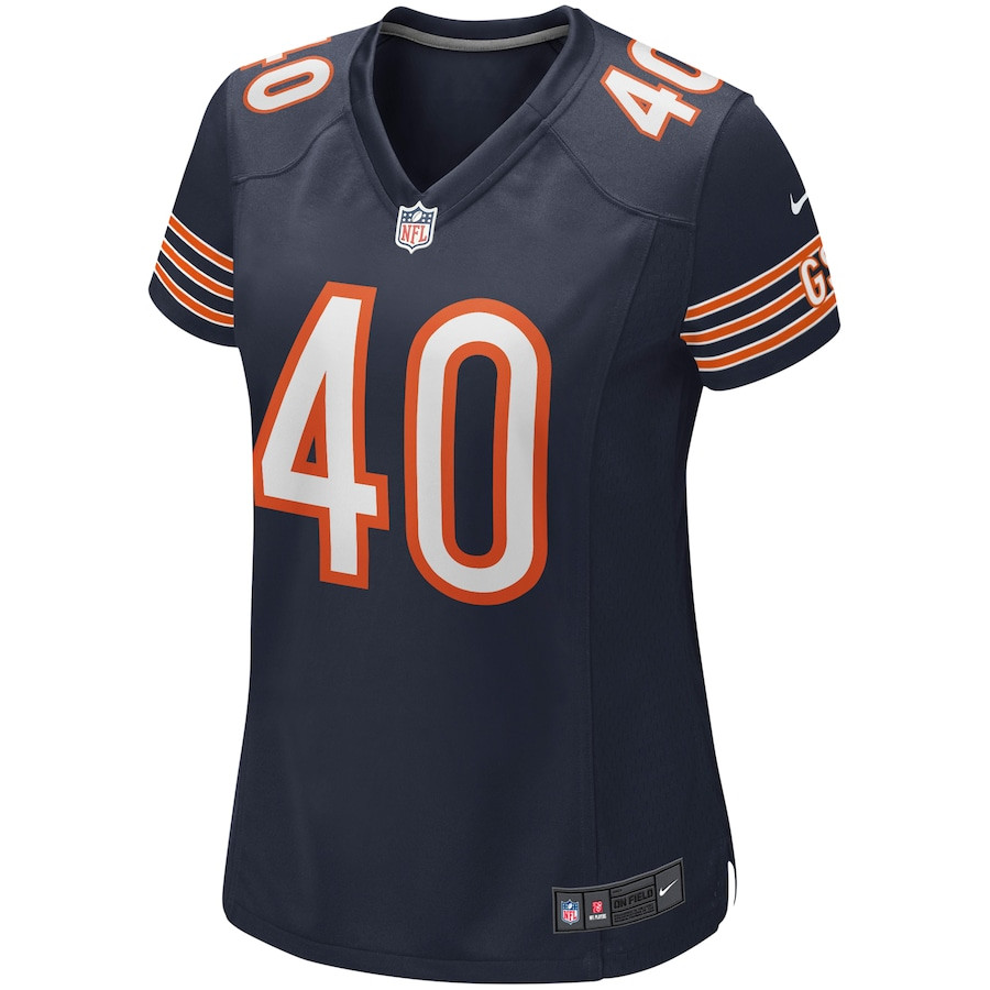 Alternative view of Gale Sayers #40 Chicago Bears Game Jersey - Women's | Navy