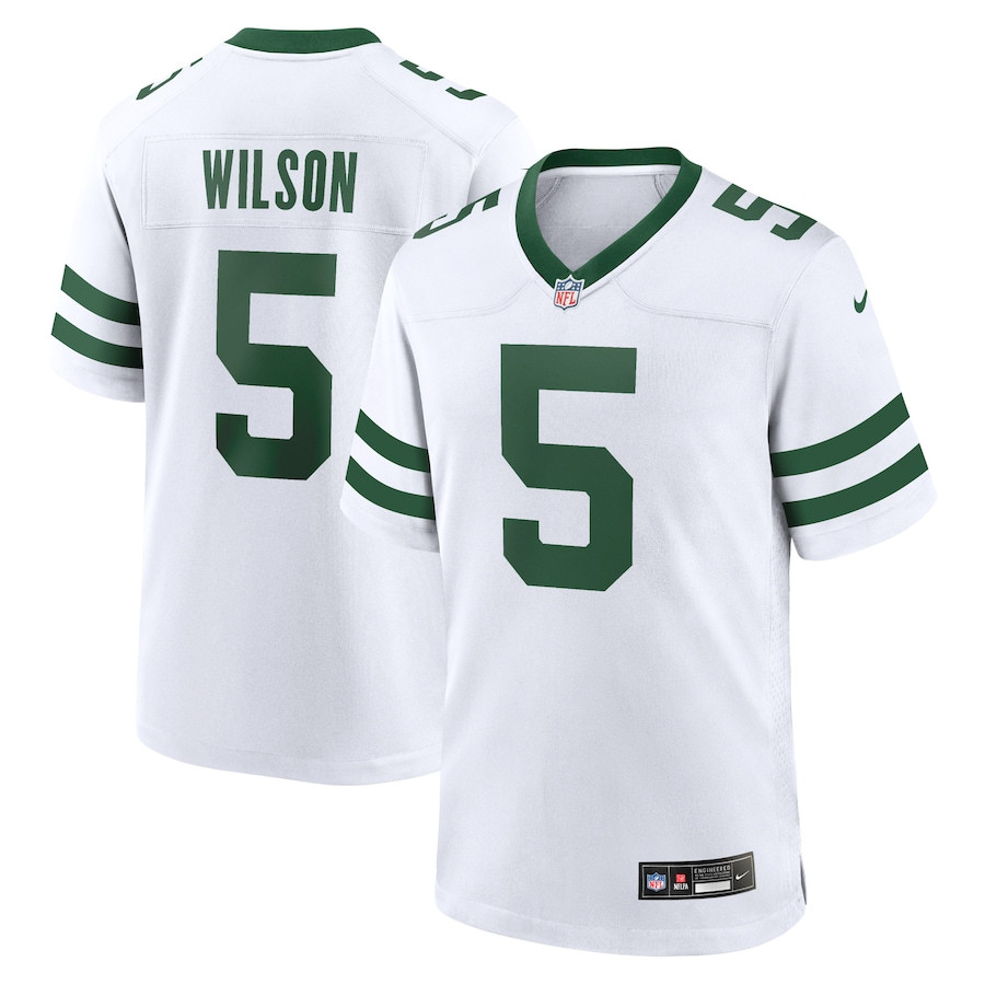 Garrett Wilson #5 New York Jets Game Jersey - Men's | Legacy White