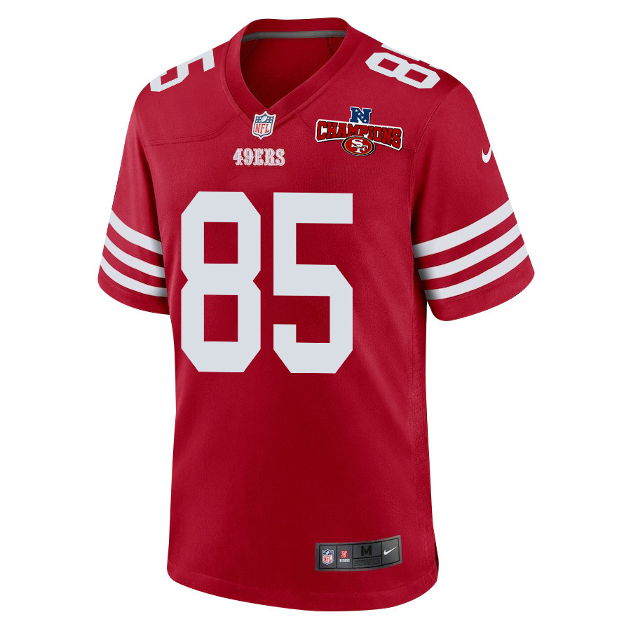 Alternative view of George Kittle #85 San Francisco 49ers Game Jersey - Men's | Scarlet
