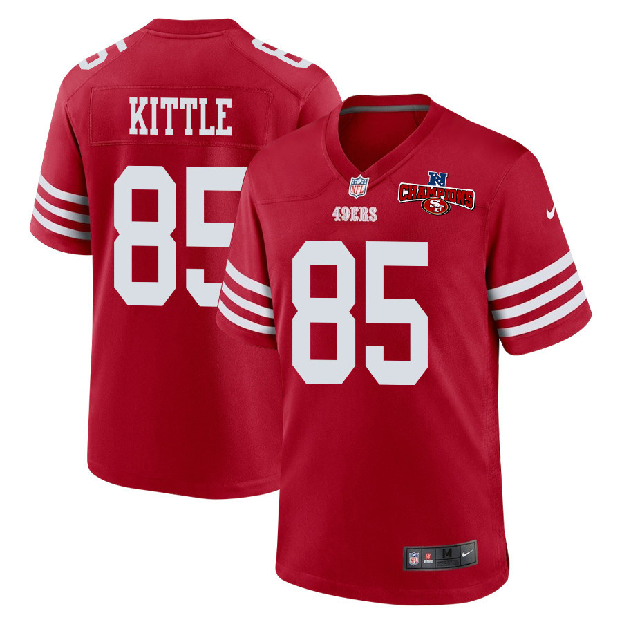 George Kittle #85 San Francisco 49ers Game Jersey - Men's | Scarlet