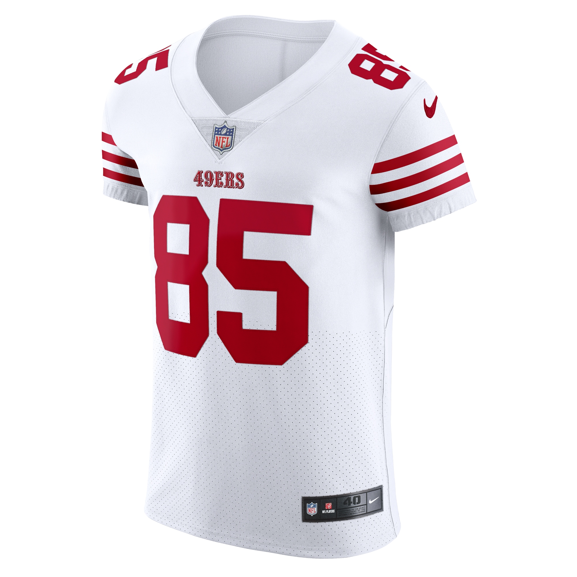 Alternative view of George Kittle San Francisco 49ers Elite Jersey - Men's