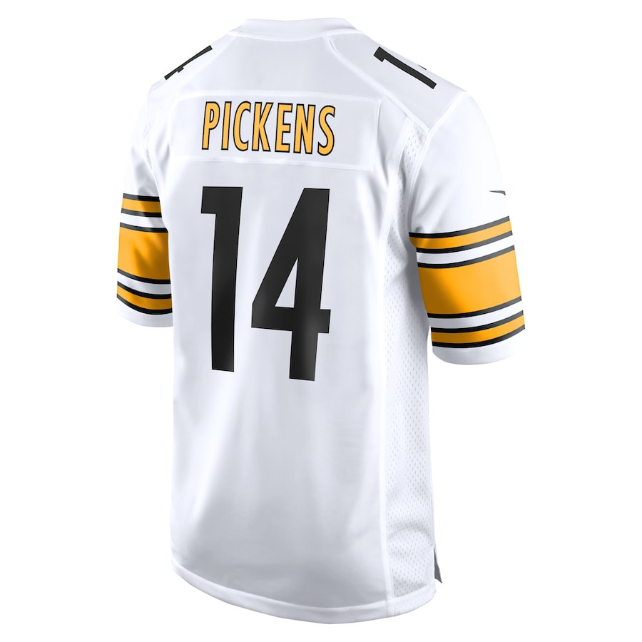 George Pickens #14 Pittsburgh Steelers Game Jersey - Men's | White - Image 3