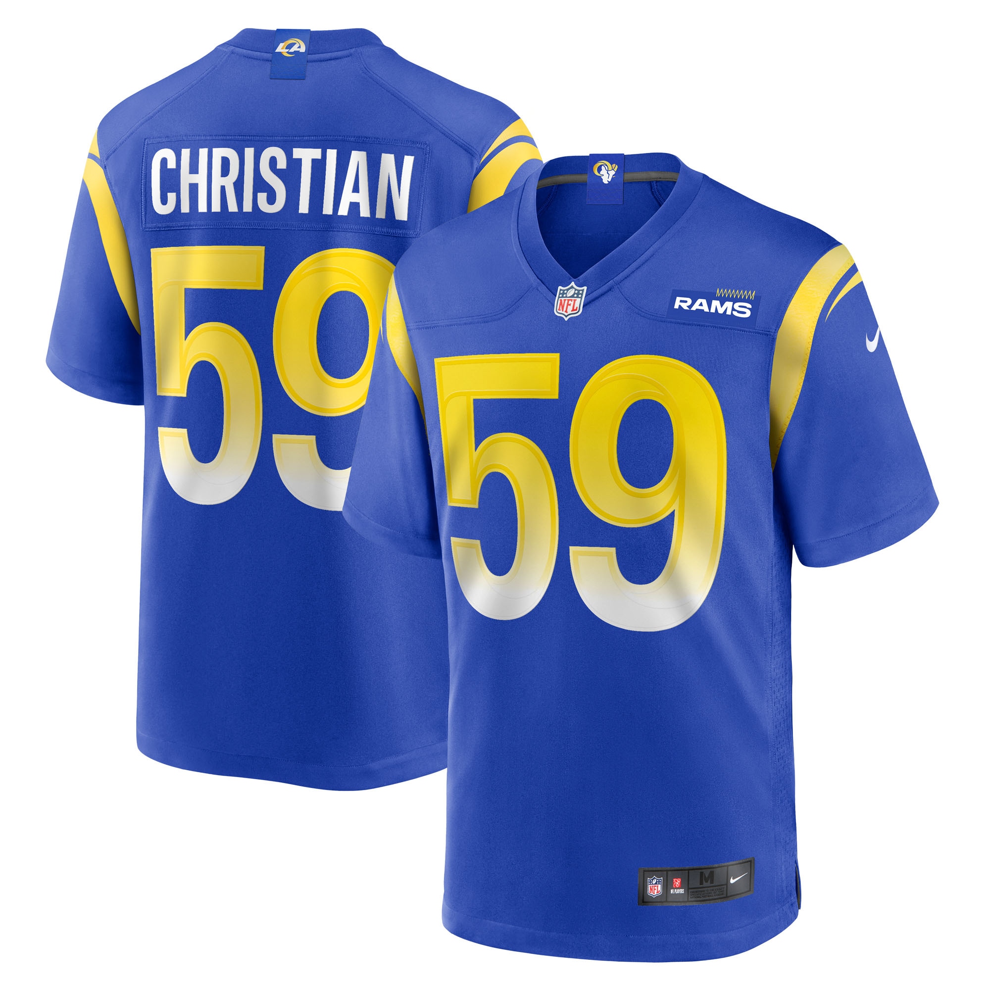 Geron Christian Los Angeles Rams Game Jersey - Men's