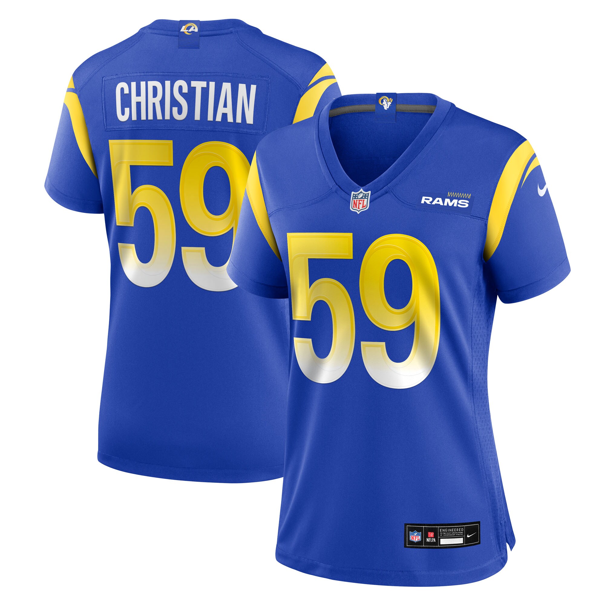 Geron Christian Los Angeles Rams Game Jersey - Women's