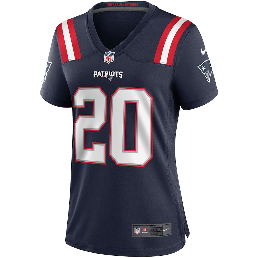 Alternative view of Gino Cappelletti #20 New England Patriots Game Jersey - Women's | Navy